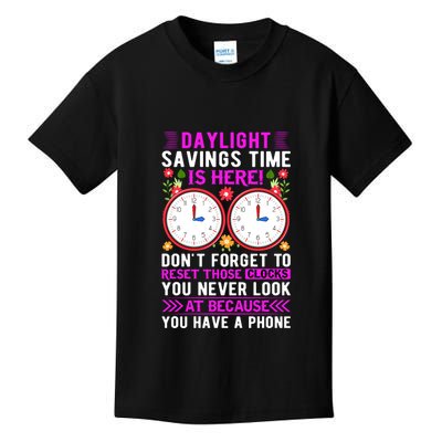 Daylight Savings Time Funny Kids T-Shirt