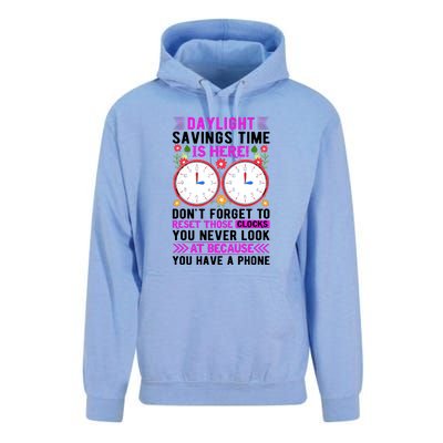 Daylight Savings Time Funny Unisex Surf Hoodie