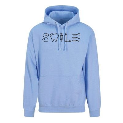 Dentist Smile Teeth Dental Hygienist Funny Dentist Unisex Surf Hoodie