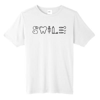 Dentist Smile Teeth Dental Hygienist Funny Dentist Tall Fusion ChromaSoft Performance T-Shirt