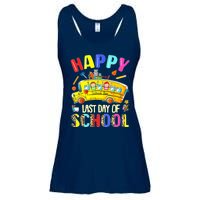 Duty Student Teacher Happy Last Day Of School Bus Driver Off Ladies Essential Flowy Tank