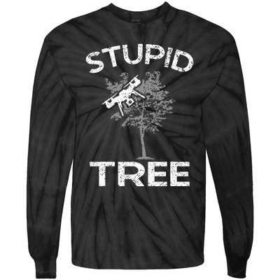 Drones Stupid Tree Rc Drone Pilot Quadcopter Fpv Tie-Dye Long Sleeve Shirt