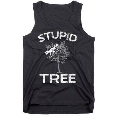 Drones Stupid Tree Rc Drone Pilot Quadcopter Fpv Tank Top