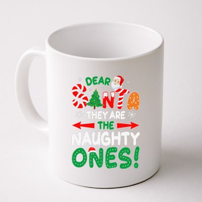 Dear Santa They Are The Naughty Ones Funny Christmas Gifts Coffee Mug