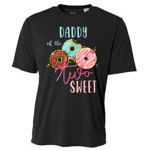 Daddy Sweet Two Donut Birthday Party Theme Girl Cooling Performance Crew T-Shirt