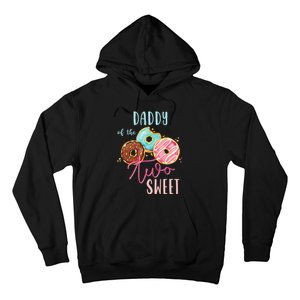 Daddy Sweet Two Donut Birthday Party Theme Girl Hoodie