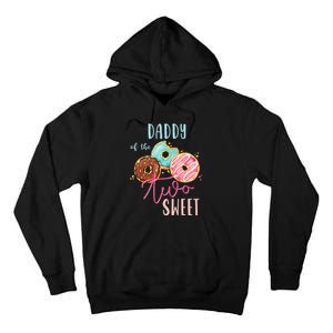 Daddy Sweet Two Donut Birthday Party Theme Girl Tall Hoodie