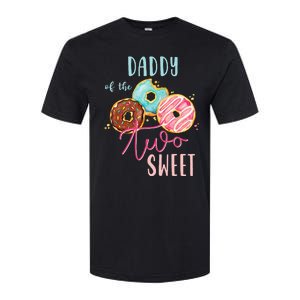 Daddy Sweet Two Donut Birthday Party Theme Girl Softstyle CVC T-Shirt