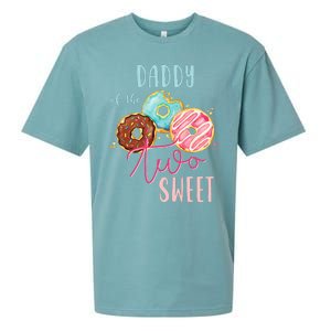 Daddy Sweet Two Donut Birthday Party Theme Girl Sueded Cloud Jersey T-Shirt