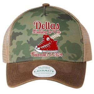 Deltas Strolling To Vote November 5 2024 Chucks And Pearls Legacy Tie Dye Trucker Hat