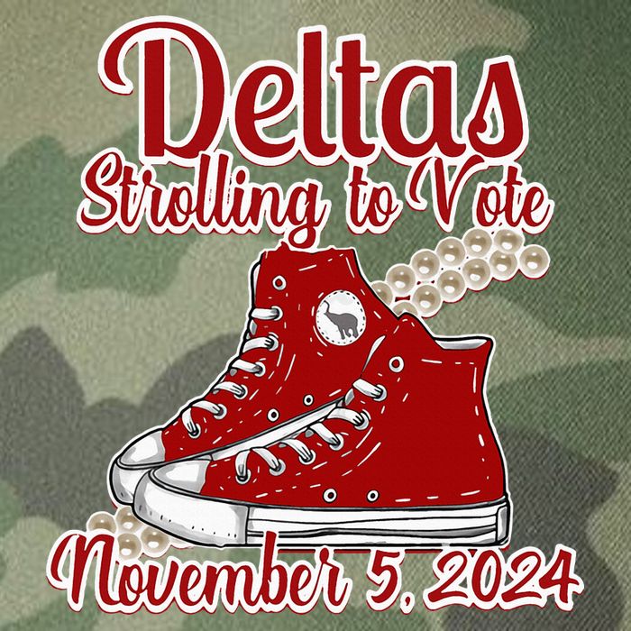 Deltas Strolling To Vote November 5 2024 Chucks And Pearls Legacy Tie Dye Trucker Hat