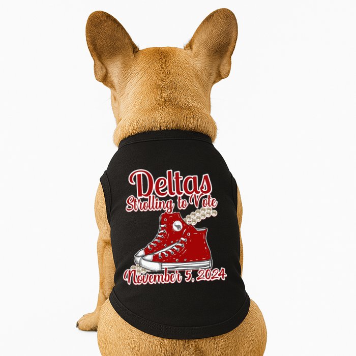Deltas Strolling To Vote November 5 2024 Chucks And Pearls Doggie Tank