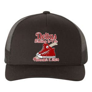 Deltas Strolling To Vote November 5 2024 Chucks And Pearls Yupoong Adult 5-Panel Trucker Hat