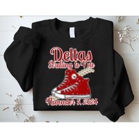 Deltas Strolling To Vote November 5 2024 Chucks And Pearls Sweatshirt