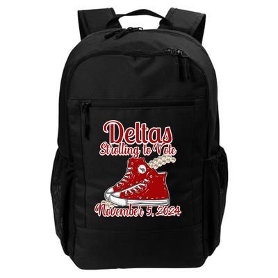 Deltas Strolling To Vote November 5 2024 Chucks And Pearls Backpack