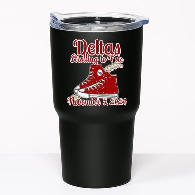 Deltas Strolling To Vote November 5 2024 Chucks And Pearls Tumbler