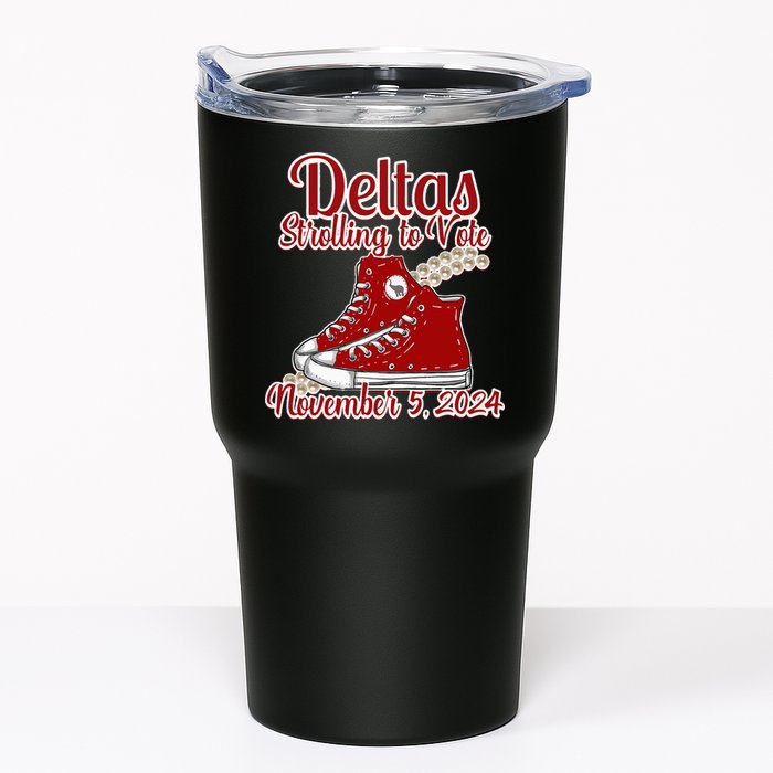 Deltas Strolling To Vote November 5 2024 Chucks And Pearls Tumbler