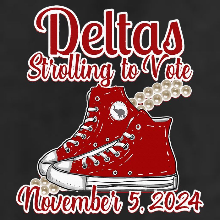 Deltas Strolling To Vote November 5 2024 Chucks And Pearls Tumbler