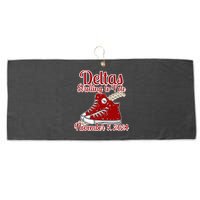 Deltas Strolling To Vote November 5 2024 Chucks And Pearls Large Microfiber Waffle Golf Towel