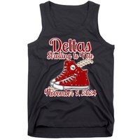 Deltas Strolling To Vote November 5 2024 Chucks And Pearls Tank Top