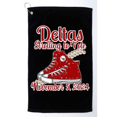 Deltas Strolling To Vote November 5 2024 Chucks And Pearls Golf Towel