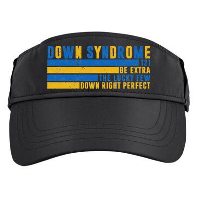 Down Syndrome T21 Be Extra The Lucky Few Down Right Perfect Adult Drive Performance Visor