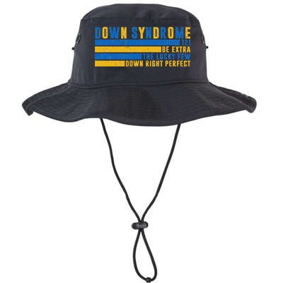 Down Syndrome T21 Be Extra The Lucky Few Down Right Perfect Bucket Hat
