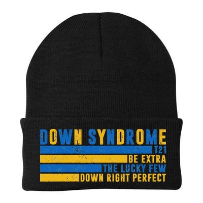 Down Syndrome T21 Be Extra The Lucky Few Down Right Perfect Beanie