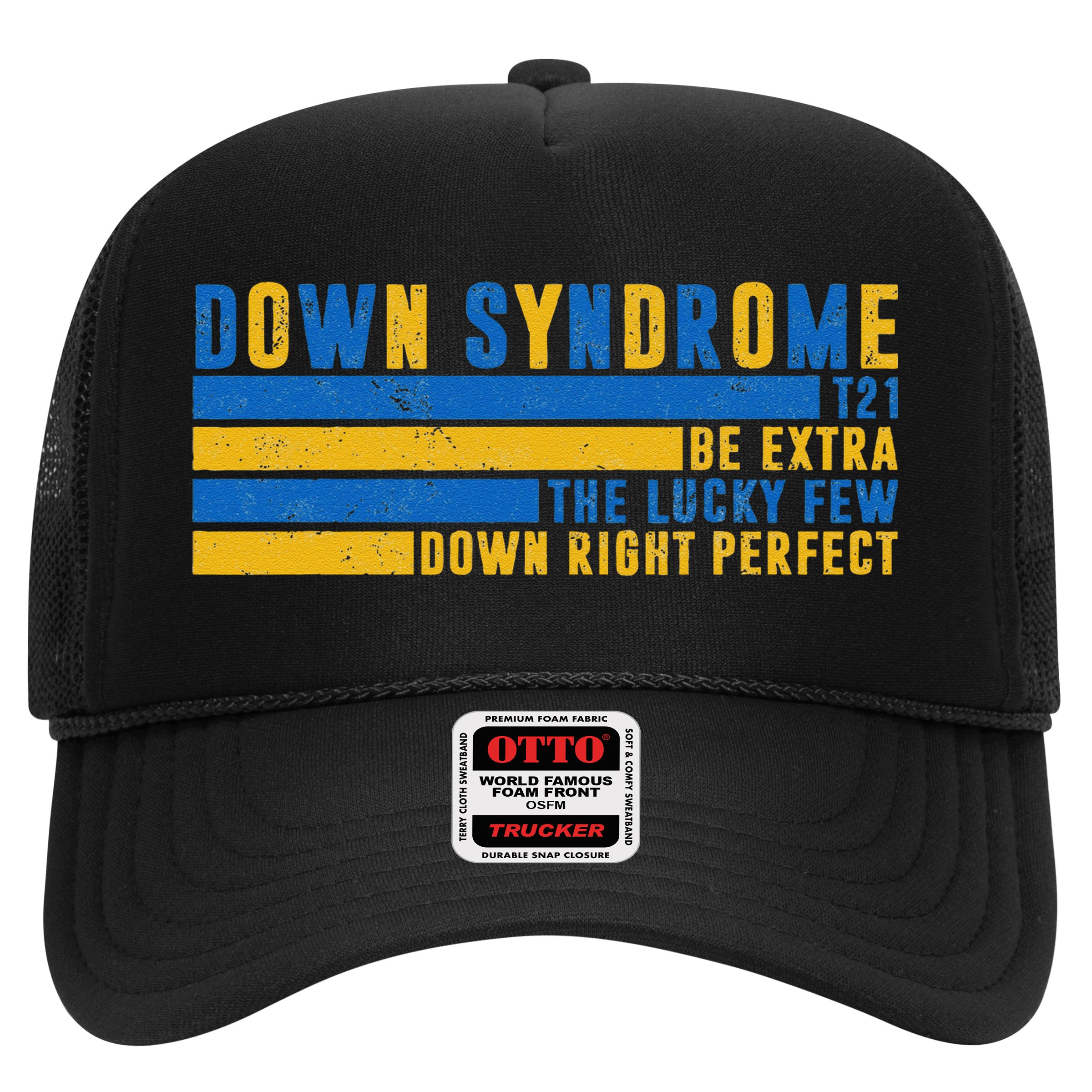 Down Syndrome T21 Be Extra The Lucky Few Down Right Perfect Hat
