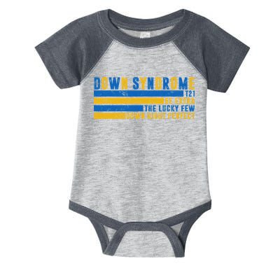 Down Syndrome T21 Be Extra The Lucky Few Down Right Perfect Infant Baby Jersey Bodysuit