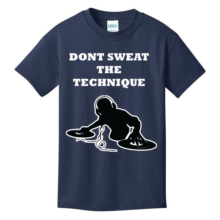 Dont Sweat The Technique Classic Old School Hip Hop Kids T-Shirt