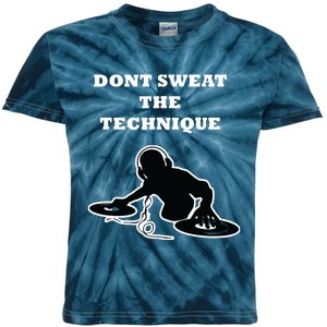 Dont Sweat The Technique Classic Old School Hip Hop Kids Tie-Dye T-Shirt