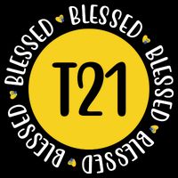 Down Syndrome T21 Blessed Awareness Flatbill Hat