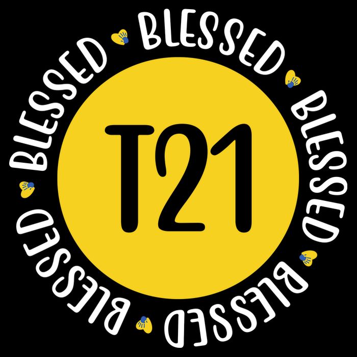 Down Syndrome T21 Blessed Awareness Flatbill Hat