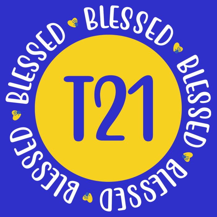 Down Syndrome T21 Blessed Awareness Tall T-Shirt