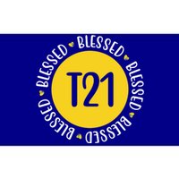 Down Syndrome T21 Blessed Awareness Bumper Sticker