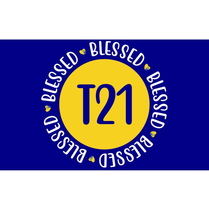 Down Syndrome T21 Blessed Awareness Bumper Sticker