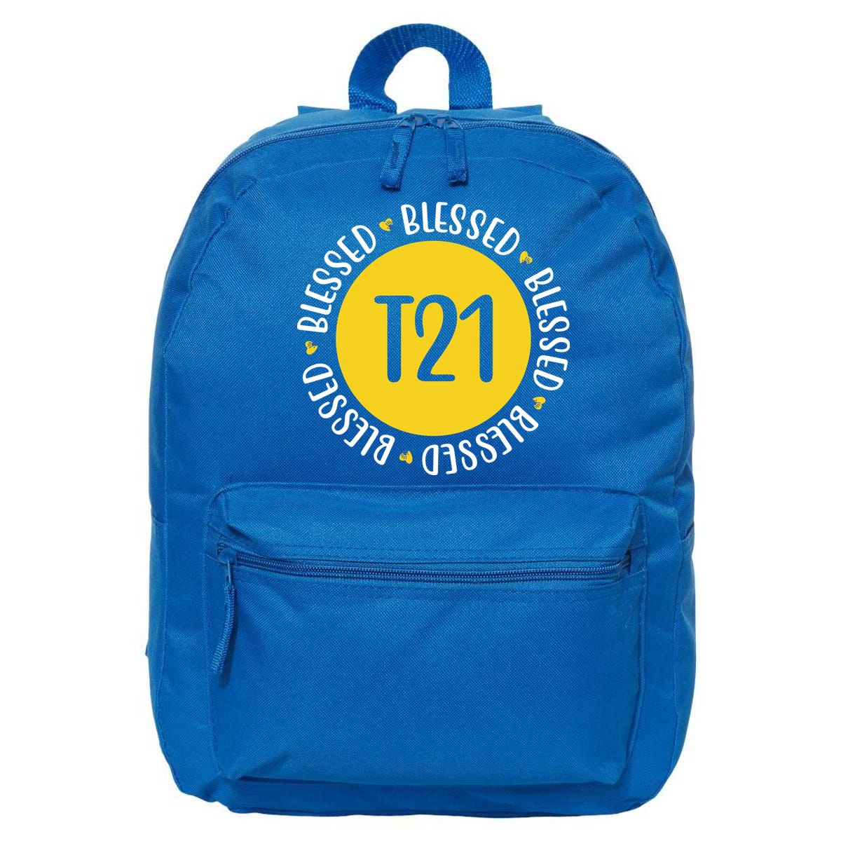 Down Syndrome T21 Blessed Awareness 16 in Basic Backpack
