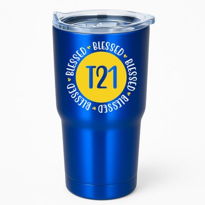 Down Syndrome T21 Blessed Awareness Tumbler