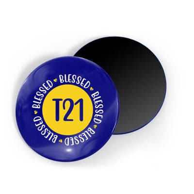 Down Syndrome T21 Blessed Awareness Magnet