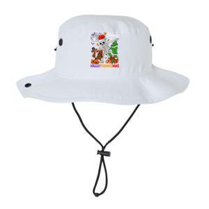 Dabbing Skeleton Turkey Christmas Tree Happy Hallothanksmas Gift Legacy Cool Fit Booney Bucket Hat