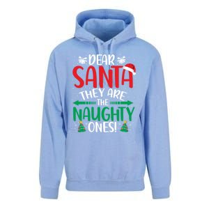 Dear Santa They Are The Naughty Ones Christmas Great Gift Unisex Surf Hoodie