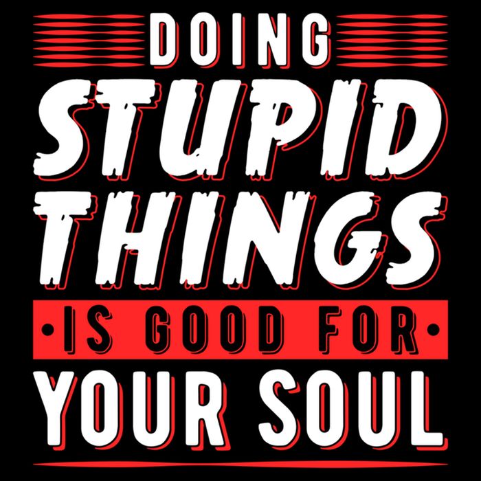 Doing Stupid Things Is Good For Your Soul Snowboarding Fans Cool Gift Impact Tech Backpack