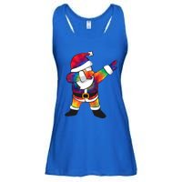 Dabbing Santa Tie Dye Christmas Long Sleeve Dab Ladies Essential Flowy Tank