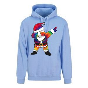 Dabbing Santa Tie Dye Christmas Long Sleeve Dab Unisex Surf Hoodie