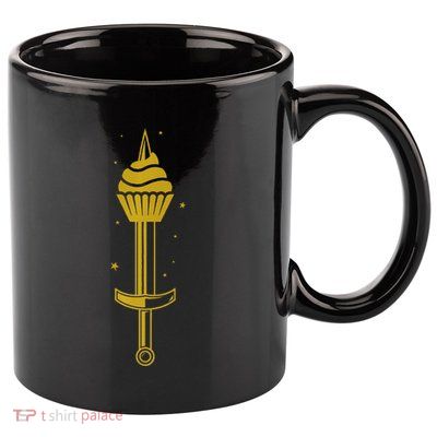 Dowser Series Tenth Anniversary Goldprinting 11oz C Handle Ceramic Mug