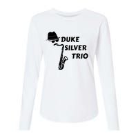 Duke Silver Trio Womens Cotton Relaxed Long Sleeve T-Shirt