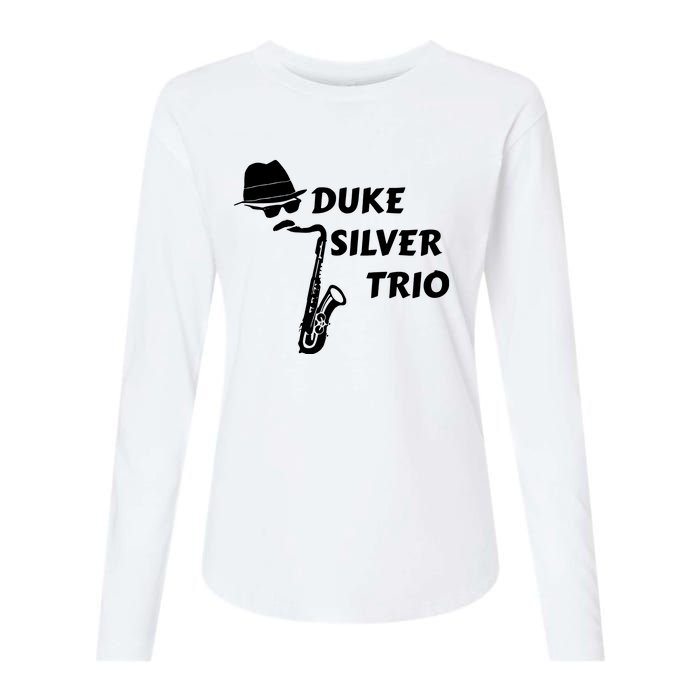 Duke Silver Trio Womens Cotton Relaxed Long Sleeve T-Shirt