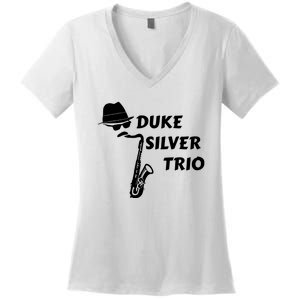 Duke Silver Trio Women's V-Neck T-Shirt