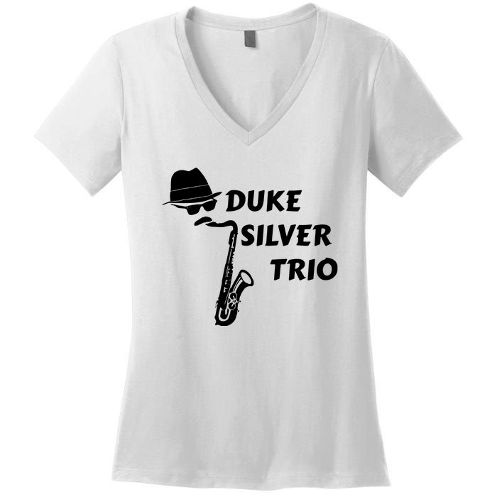 Duke Silver Trio Women's V-Neck T-Shirt